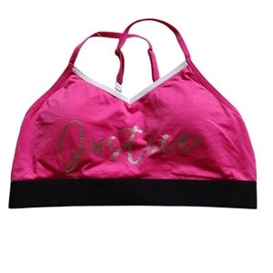 Justice Oh So Soft Pink Bra Racerback 32